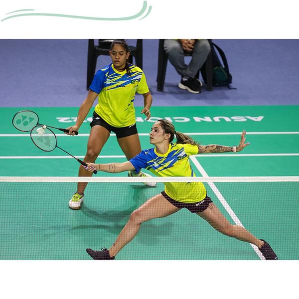 Imagem de Top Jogo Badminton Completo Com 2 Raquetes 3 Petecas E Bolsa