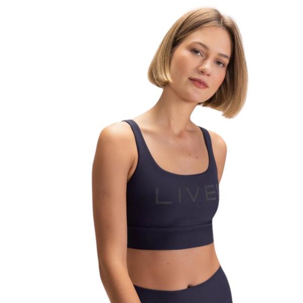 Imagem de Top Live! Icon Feminino Cor:Azul EscuroTamanho:PGênero:Mulher