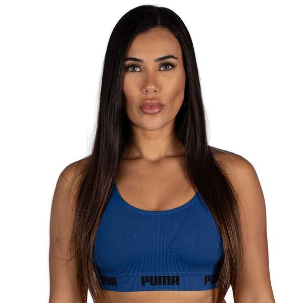 Imagem de Top Puma Sem Costura Azul Índigo