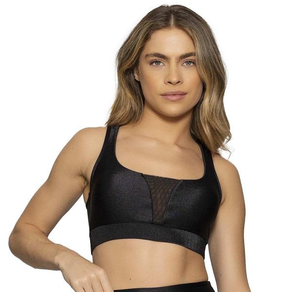 Top Run More Shine Tule Feminino Imagem de Top Run More Shine Tule Feminino