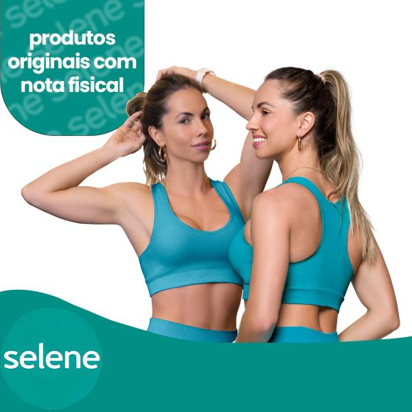 Imagem de Top Selene Fitness Fit Modelo Sem Bojo E Sem Costura Para Academia