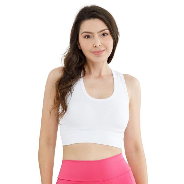 Imagem de Top Suplex Feminino Básico Esportivo S/bojo Confortável Slim Fit 3040A