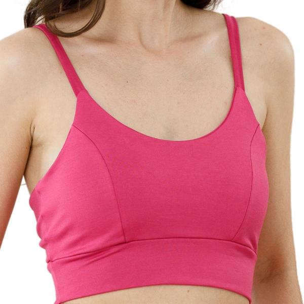 Imagem de Top Suplex Reforçado Moda Esportiva Básica Feminina S/bojo Slim Fit 3044A