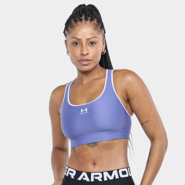 Imagem de Top Under Armour Hg Armour Mid Padl Feminino