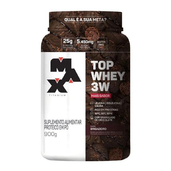 Imagem de Top Whey 3W (900g) - Sabor: Mais Sabor - Brigadeiro