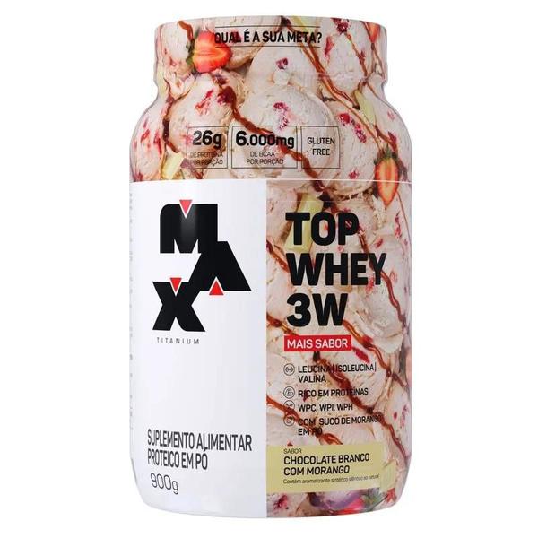 Imagem de Top whey 3w mais sabor pote 900g