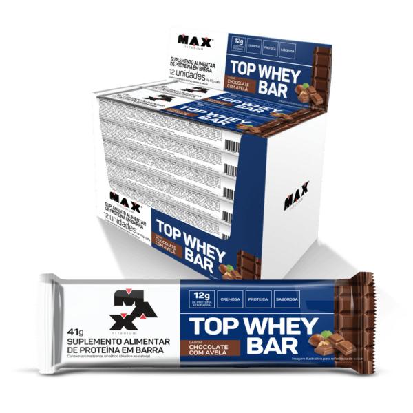 Imagem de Top Whey Bar Display Com 12 Un De 41g Max Titanium