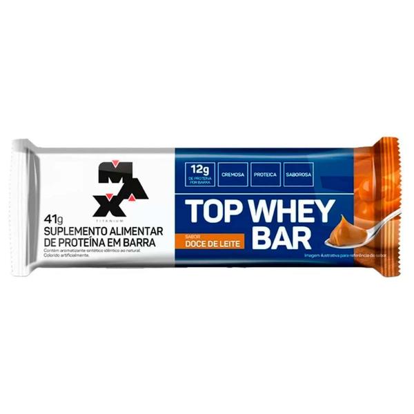 Imagem de Top Whey Bar Max Titanium Doce de Leite 41g