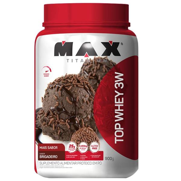 Imagem de Top Whey Mais Sabor 900g Brigadeiro  Max Titanium