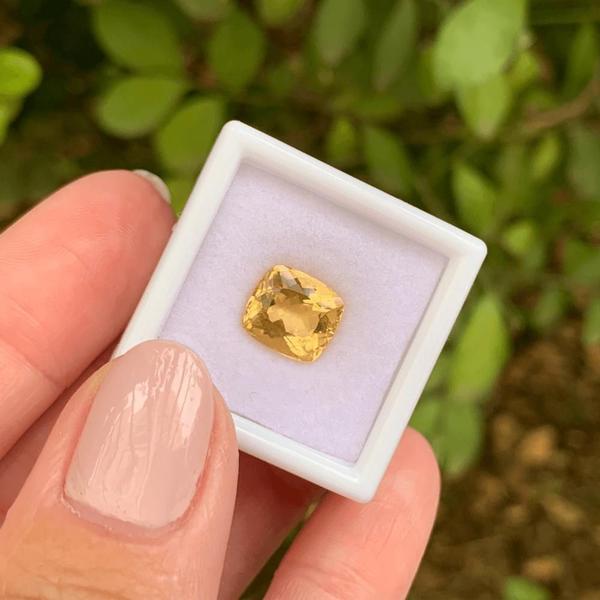 Imagem de Topázio Imperial Amarelo Cushion 2,63ct