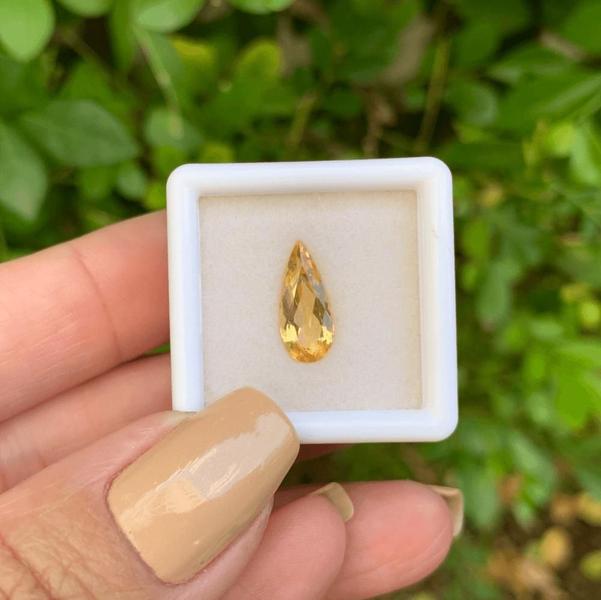 Imagem de Topázio Imperial Amarelo Gota 1,74ct