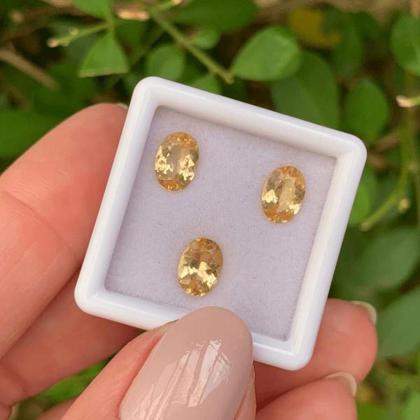 Imagem de Topázio Imperial Amarelo Oval SET 2,61ct