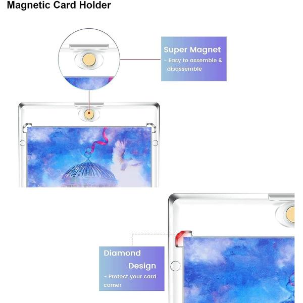 Imagem de Toploader Magnético 1 Unidade Transparente Nacional Cards 