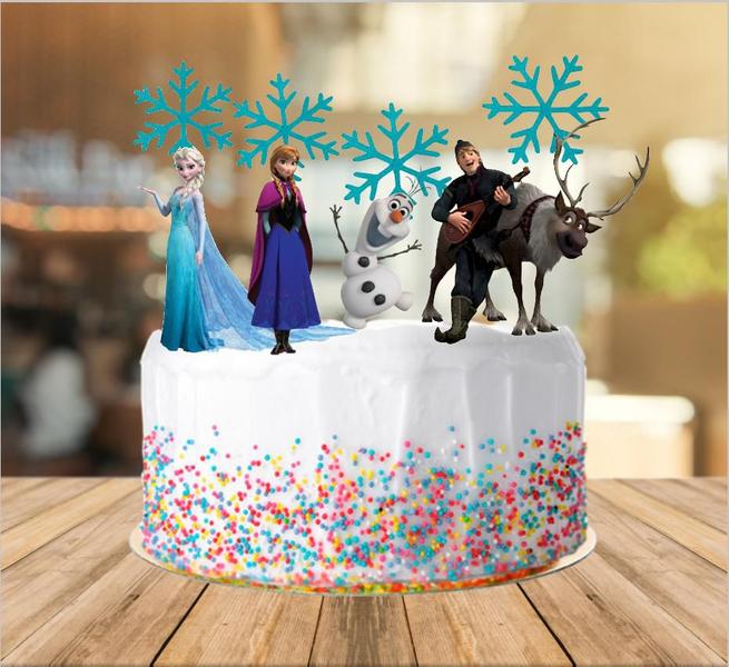 Topo de Bolo de Frozen - Nicolados Imagem de Topo de Bolo de Frozen