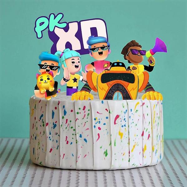 topo de bolo de PKXD Robo Monte você mesmo - Nicolados Imagem de topo de bolo de PKXD Robo Monte você mesmo