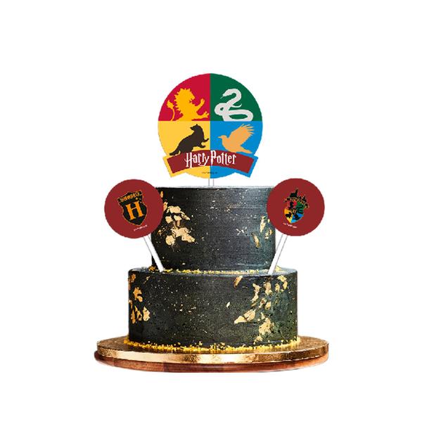 Topo de bolo Decoração Harry Potter Festa Aniversário - Festcolor Imagem de Topo de bolo Decoração Harry Potter Festa Aniversário