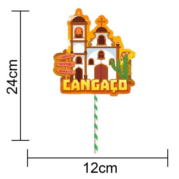 Imagem de Topo de Bolo Festa Junina Cangaço - 7 Itens