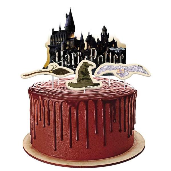 Imagem de Topo de Bolo Harry Potter Para Festa de Aniversário