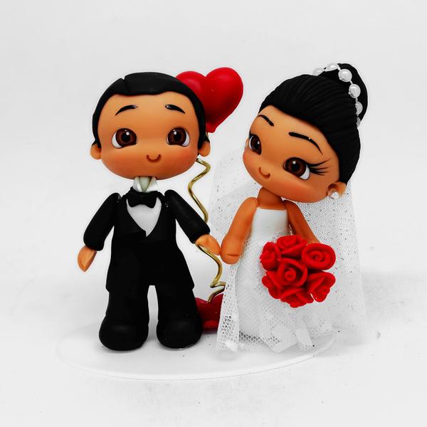 Imagem de Topo de Bolo para Casamento - Amor nas Alturas