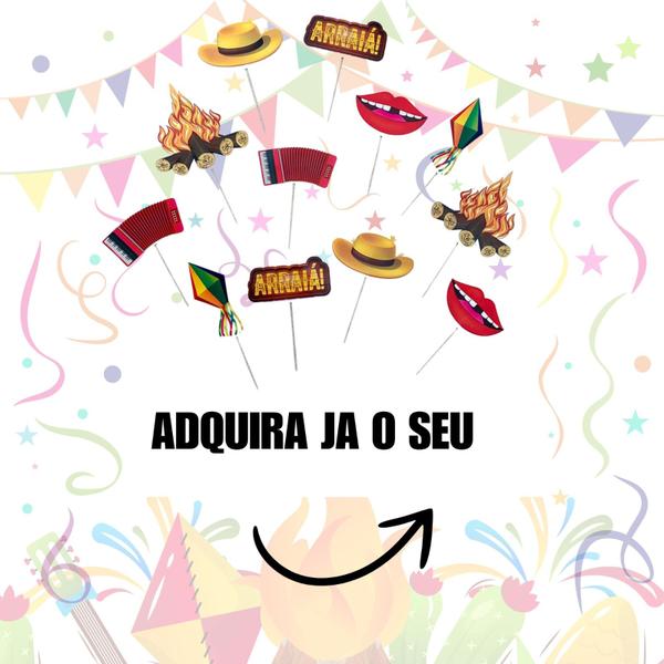 Imagem de Topper Para Festa Junina Decoraçao Arraia