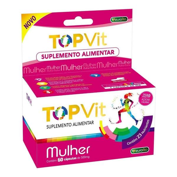 Imagem de Topvit mulher 500mg com 60 cápsulas