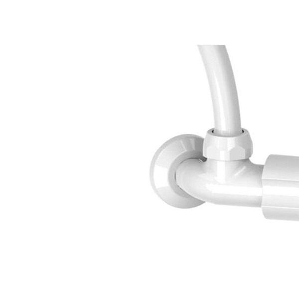 Torneira Abs Bica Movel Parede Valeplast Branca Veneza 47.017 Imagem de Torneira Abs Bica Movel Parede Valeplast Branca Veneza 47.017