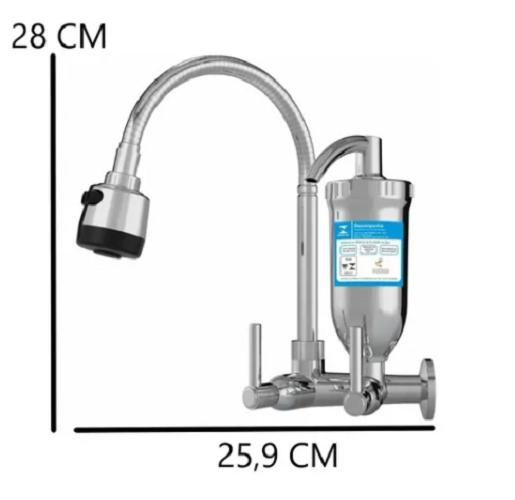 Imagem de Torneira Abs com Filtro Cozinha 1/4 De Volta Gourmet C70