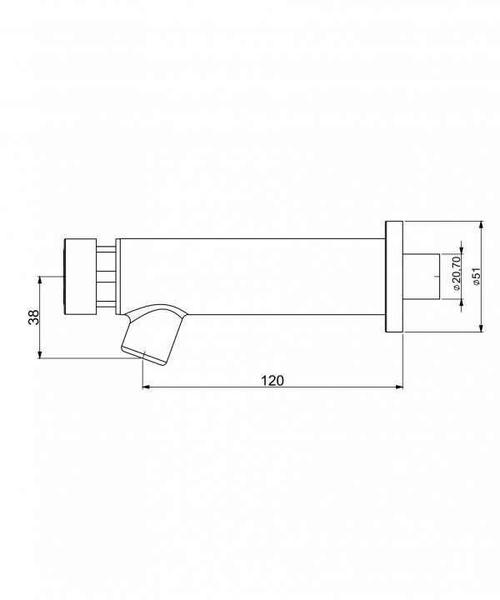 Torneira Automática de Parede para Banheiro Permatic Perflex Imagem de Torneira Automática de Parede para Banheiro Permatic Perflex