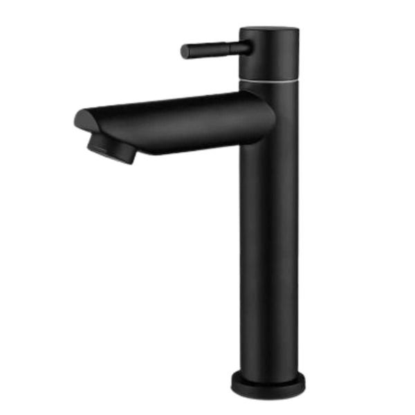 Torneira Banheiro Lavabo Inox 304 Preto Baixa 1/4 Volta Fosc - Techinox Imagem de Torneira Banheiro Lavabo Inox 304 Preto Baixa 1/4 Volta Fosc