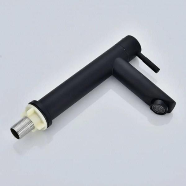 Torneira Banheiro Lavabo Inox 304 Preto Baixa 1/4 Volta Fosc - Techinox Imagem de Torneira Banheiro Lavabo Inox 304 Preto Baixa 1/4 Volta Fosc