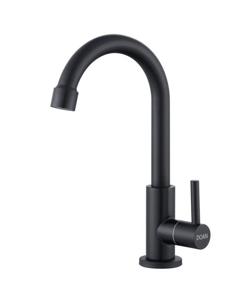 Imagem de Torneira Banheiro/Lavabo Inox Gir Mesa Curta Preto Nox04B