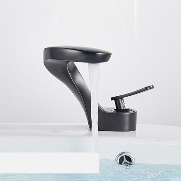 Imagem de Torneira Banheiro Lavabo Misturador Monocomando Preto Bronze