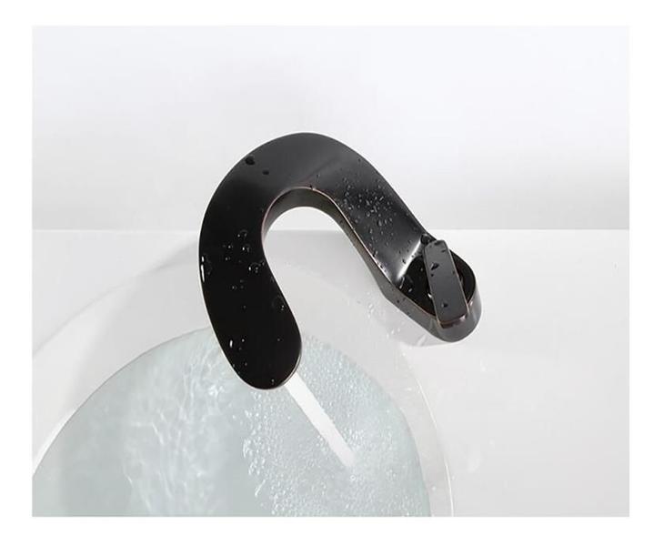 Imagem de Torneira Banheiro Lavabo Misturador Monocomando Preto Bronze