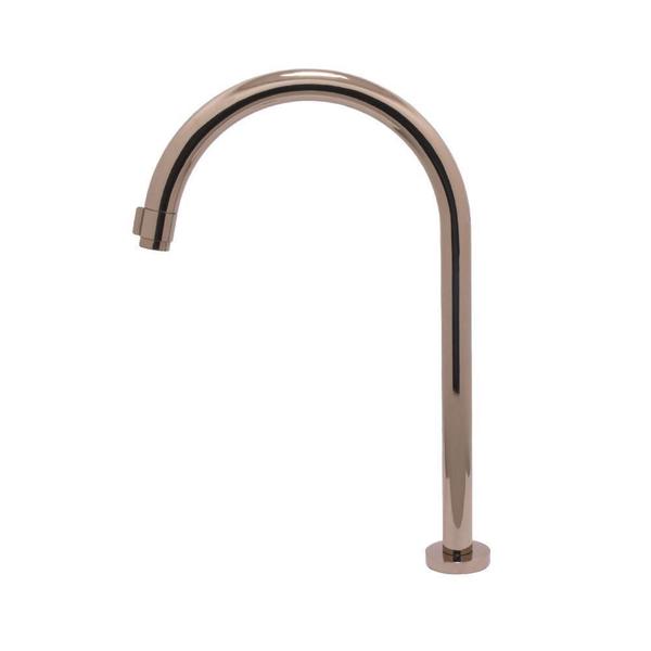 Torneira Banheiro Lavatório Bancada Slim Tube Alta Rose Gold - Shophidraulica Imagem de Torneira Banheiro Lavatório Bancada Slim Tube Alta Rose Gold