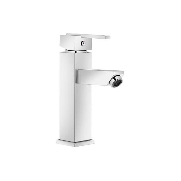 Torneira Banheiro Lavatório Monocomando Quadrado Luxo - Modelar Imagem de Torneira Banheiro Lavatório Monocomando Quadrado Luxo