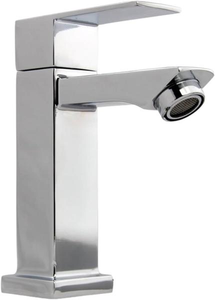 Torneira Banheiro Quadrada Metal Super Luxo 1/4 Volta - BECAZZA Imagem de Torneira Banheiro Quadrada Metal Super Luxo 1/4 Volta