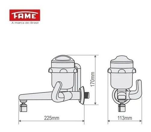 Torneira Bica Alta 220V 5400W - Fame Imagem de Torneira Bica Alta 220V 5400W - Fame