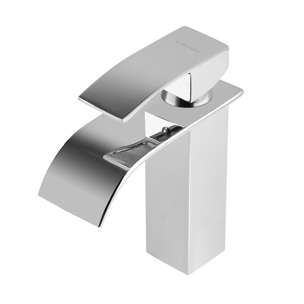Torneira Cascata Banheiro Baixa Quadrada Monocomando Za-703 - ZAGANZA Imagem de Torneira Cascata Banheiro Baixa Quadrada Monocomando Za-703