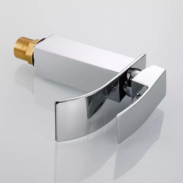Torneira Cascata Misturador Monocomando Mesa Baixa Banheiro - Lorben Imagem de Torneira Cascata Misturador Monocomando Mesa Baixa Banheiro
