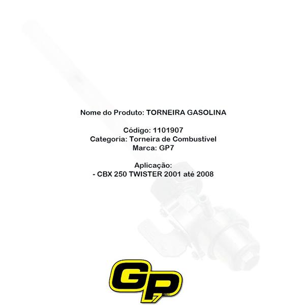 Imagem de Torneira combustível CBX 250 Twister 2001 até 2008 - GP7