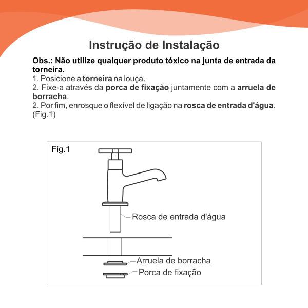 Imagem de Torneira Cozinha Bancada Cromada Bica Móvel Meber