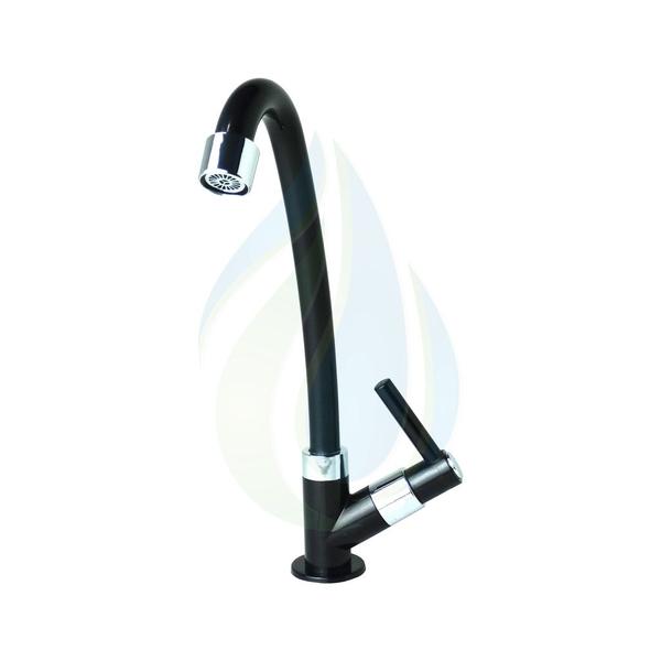 Torneira Cozinha Bica Móvel Bancada 1167 C-66 1/4 de Volta Abs PRETO - Pró Metais Imagem de Torneira Cozinha Bica Móvel Bancada 1167 C-66 1/4 de Volta Abs PRETO