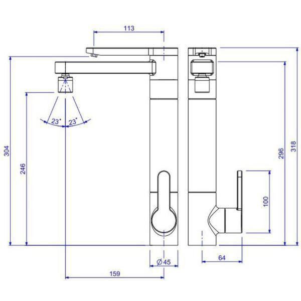 Imagem de Torneira Cozinha com Filtro Twin Cromado Deca 1140.C