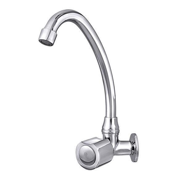 Torneira Cozinha De Parede Bica Móvel Em Metal C41 Forusi Imagem de Torneira Cozinha De Parede Bica Móvel Em Metal C41 Forusi