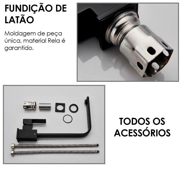 Torneira Cozinha e Banheiro Gourmet Flexível Bancada Monocomando com Misturador Alto Padrão - AMG Imagem de Torneira Cozinha e Banheiro Gourmet Flexível Bancada Monocomando com Misturador Alto Padrão