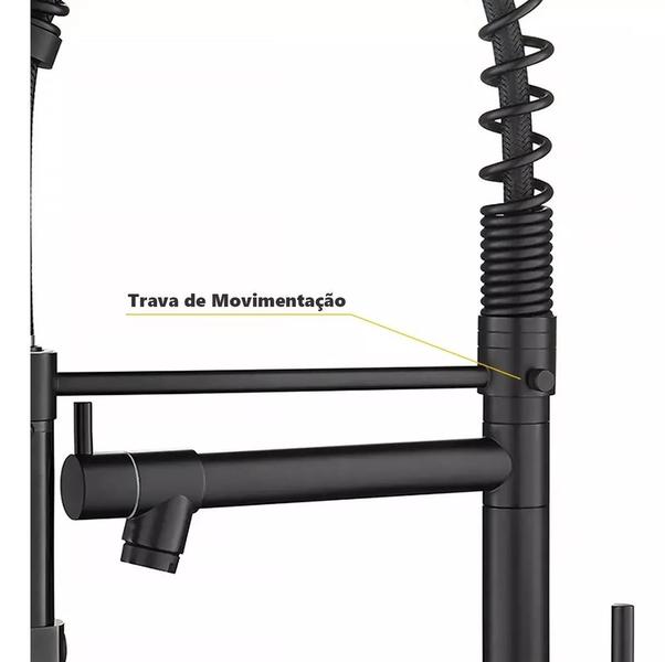 Imagem de Torneira Cozinha Gourmet Misturador Monocomando 50cm NovaDecor