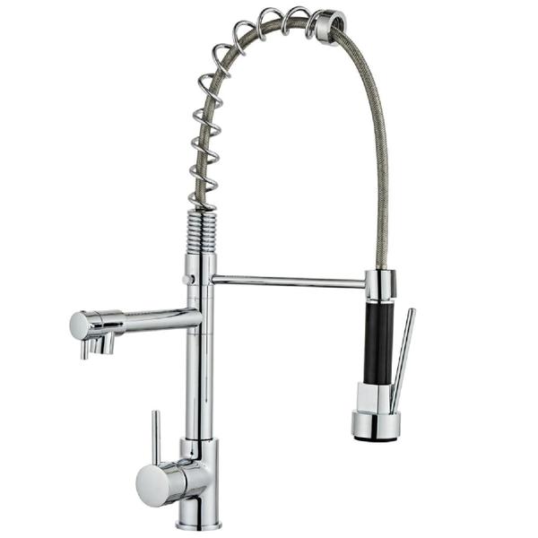 Torneira Cozinha Gourmet Monocomando Com Spray Extensor - Kparts Importadora