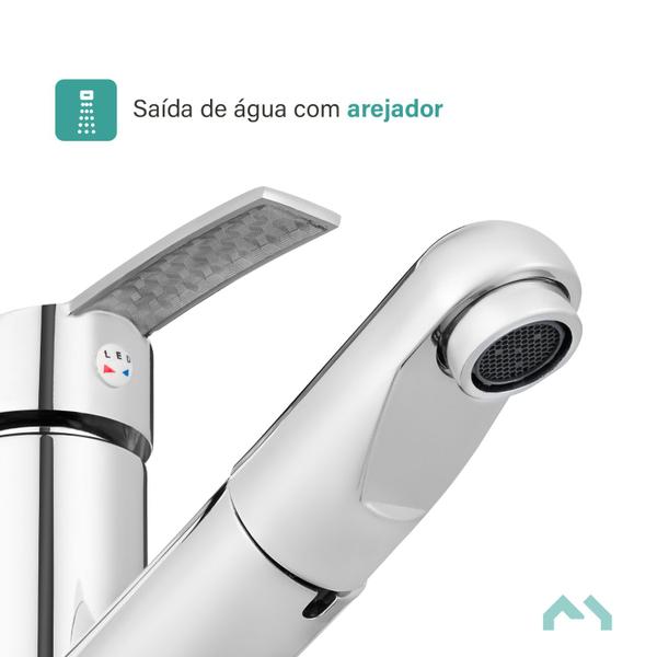 Imagem de Torneira De Banheiro Extensível 65cm Monocomando Ducha