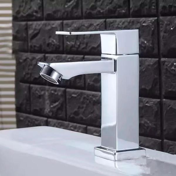 Imagem de Torneira De Banheiro Lavabo Luxo Metal Cromada Moderna