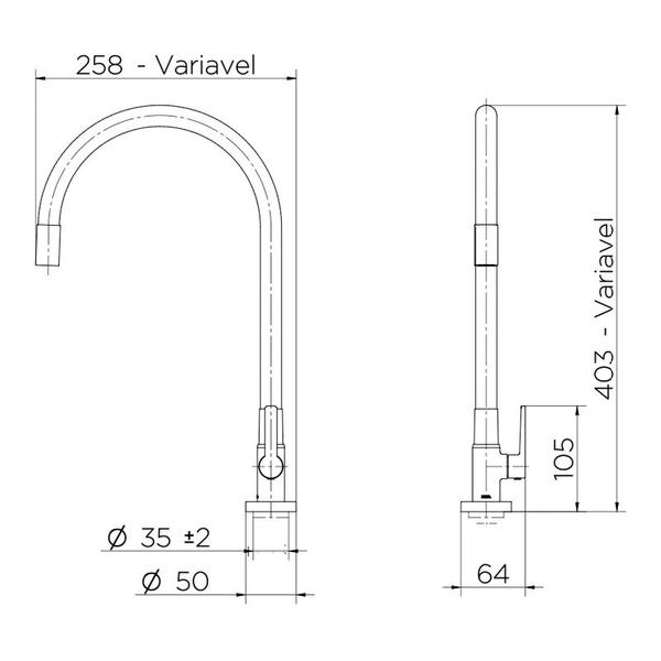 Torneira Docol Galiflex 966979 de Bancada Vermelha Imagem de Torneira Docol Galiflex 966979 de Bancada Vermelha